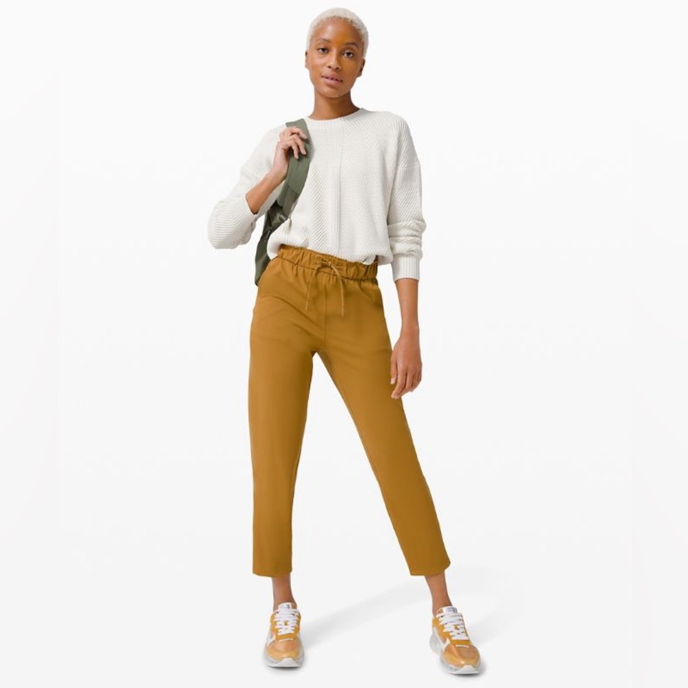 LULULEMON Keep Moving Pant 7/8 High-Rise in Spiced Bronze